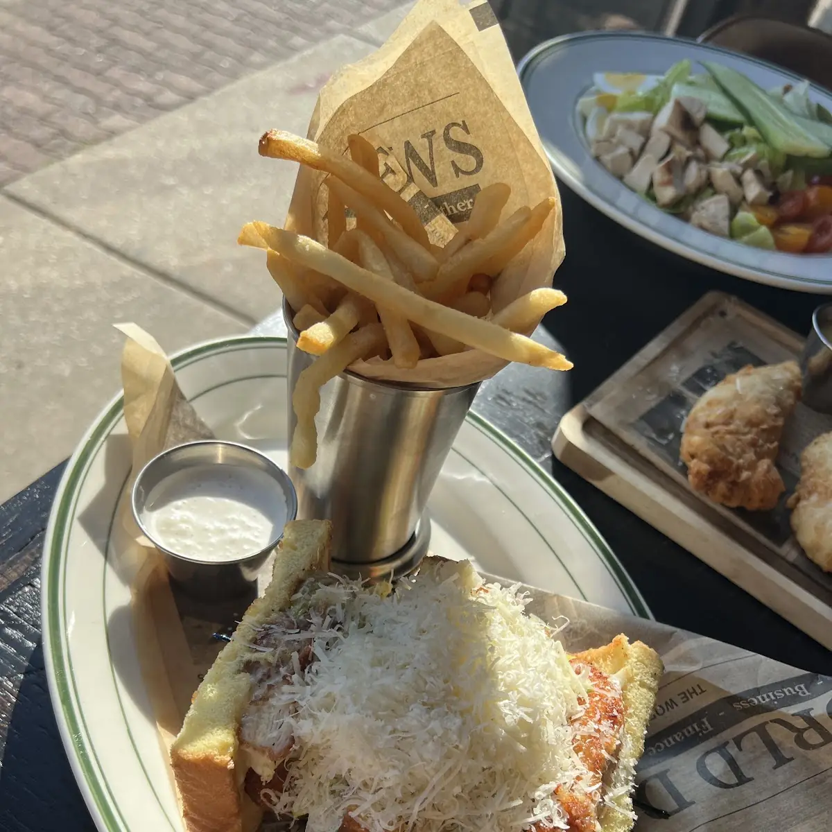 Crispy Chicken Caeser Sandwich