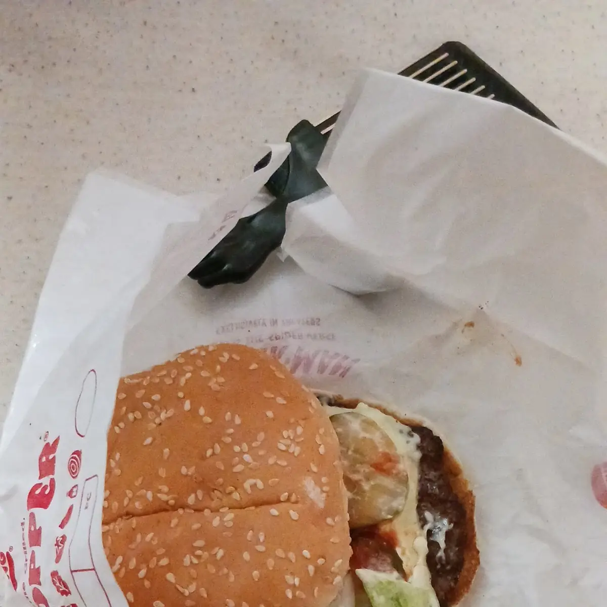 Was Supposed to Be a Spider Burger