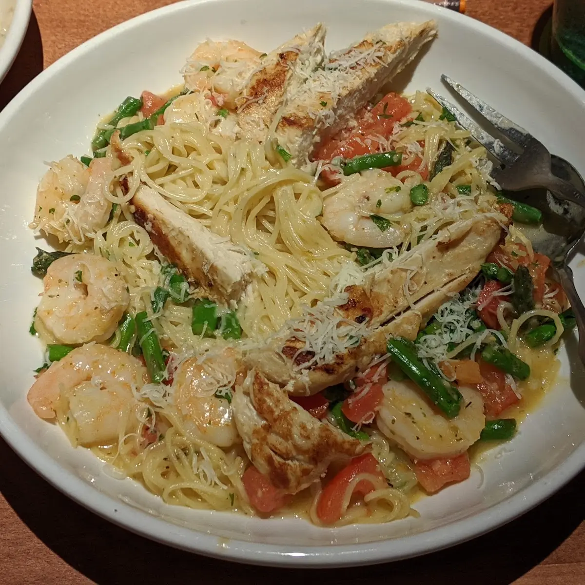 Chicken & Shrimp Carbonara