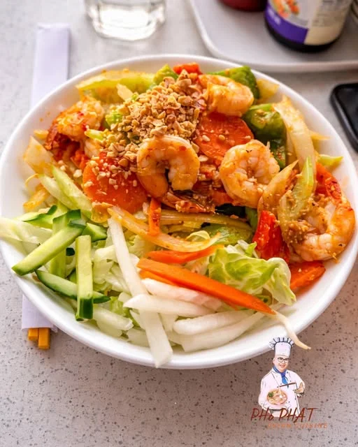 Spicy Shrimp Lemongrass Vermicelli, Pho Phat