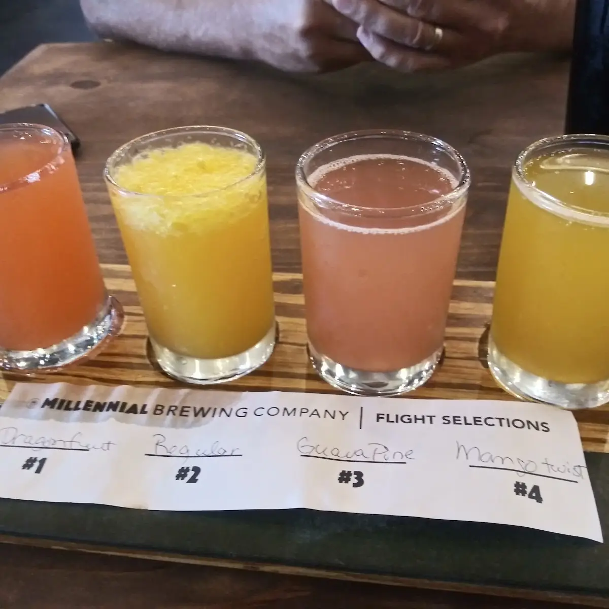 Mimosa Flight with Vegan Brunch