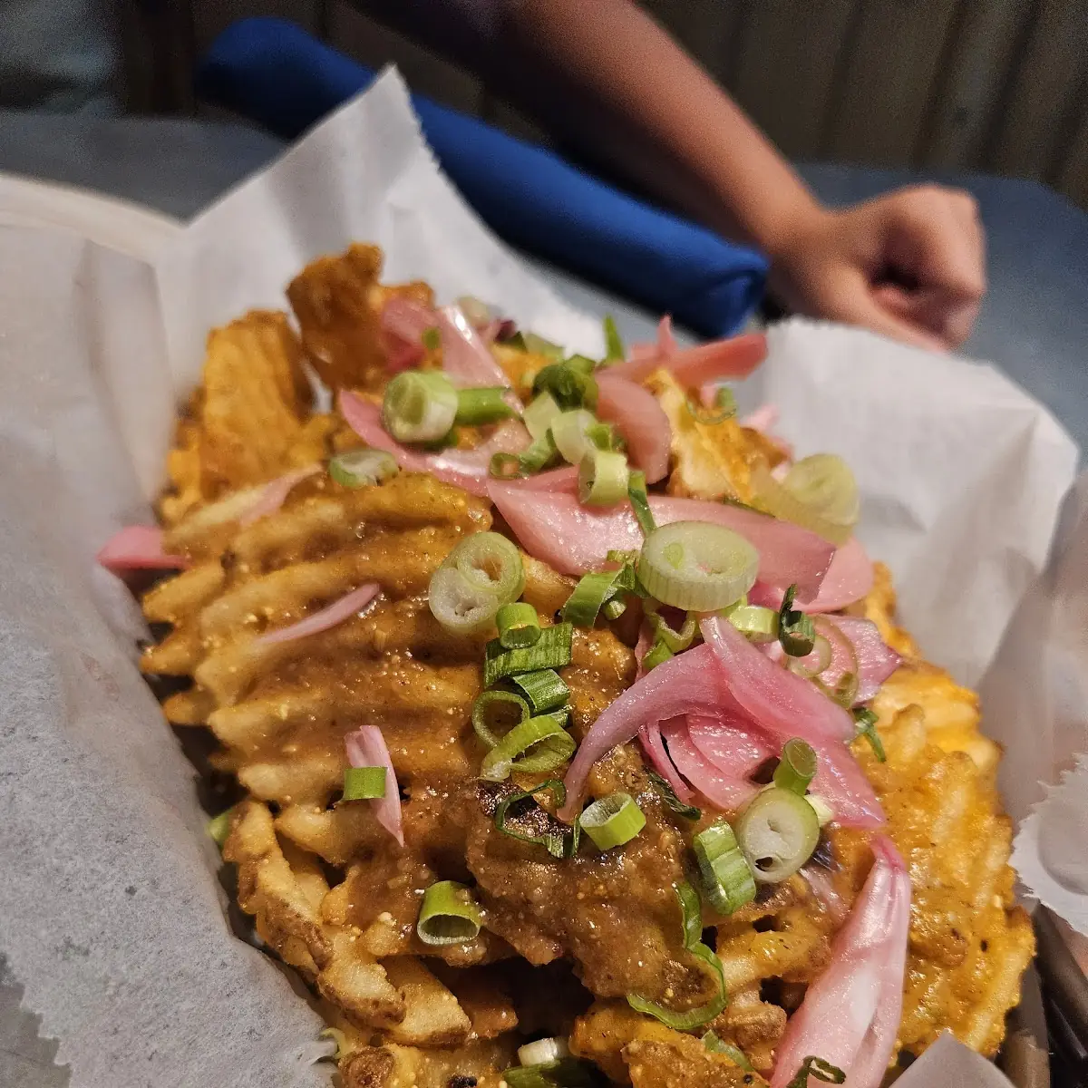 Curried Waffle Fries