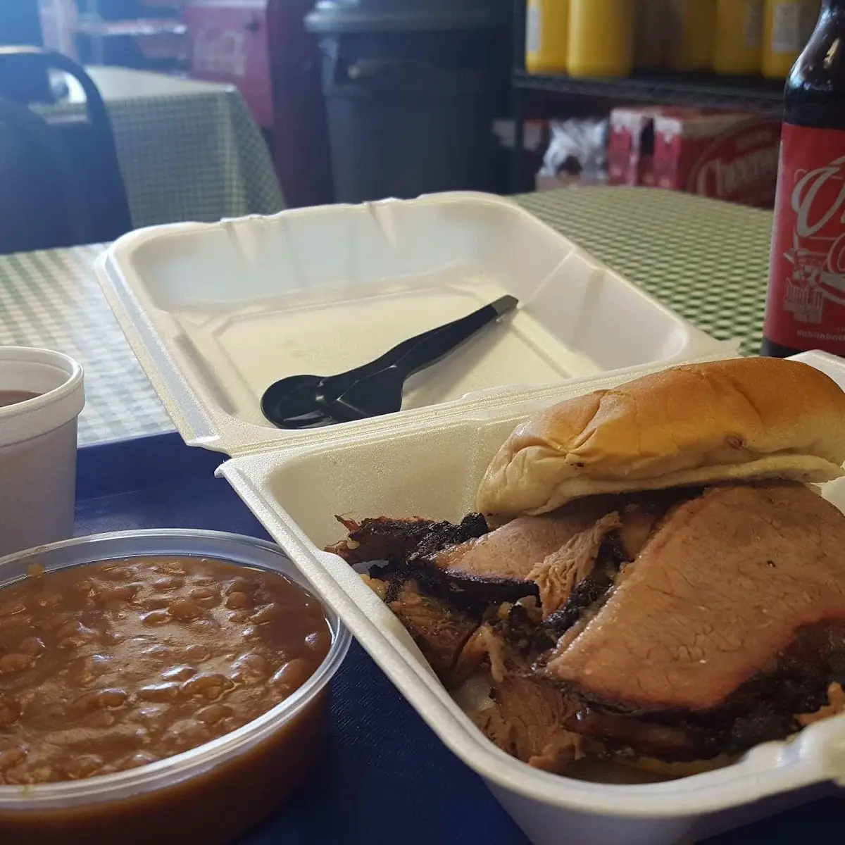 Sliced Brisket Sandwich