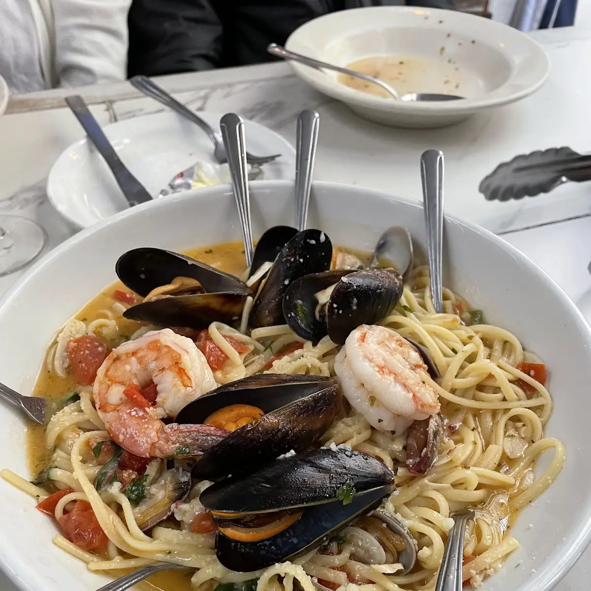 Pasta with Black Mussels