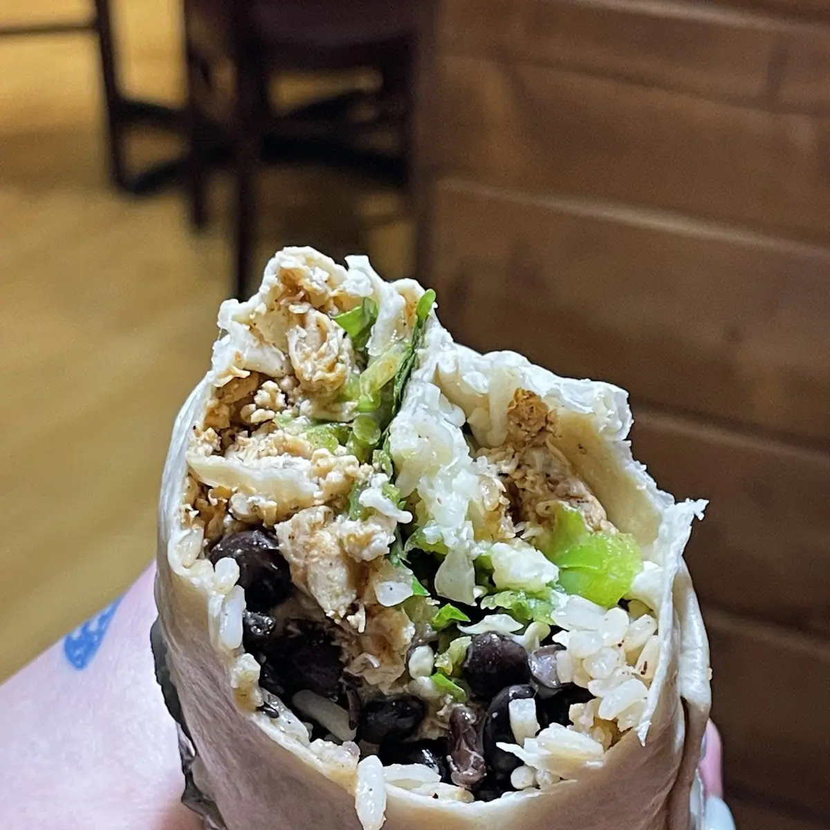 Spicy Chicken Burrito