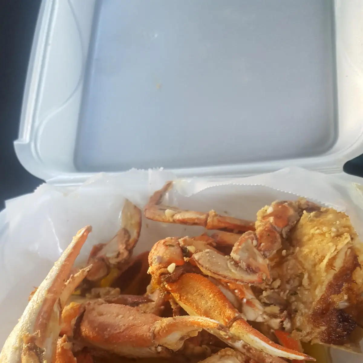 Fried Blue Crabs