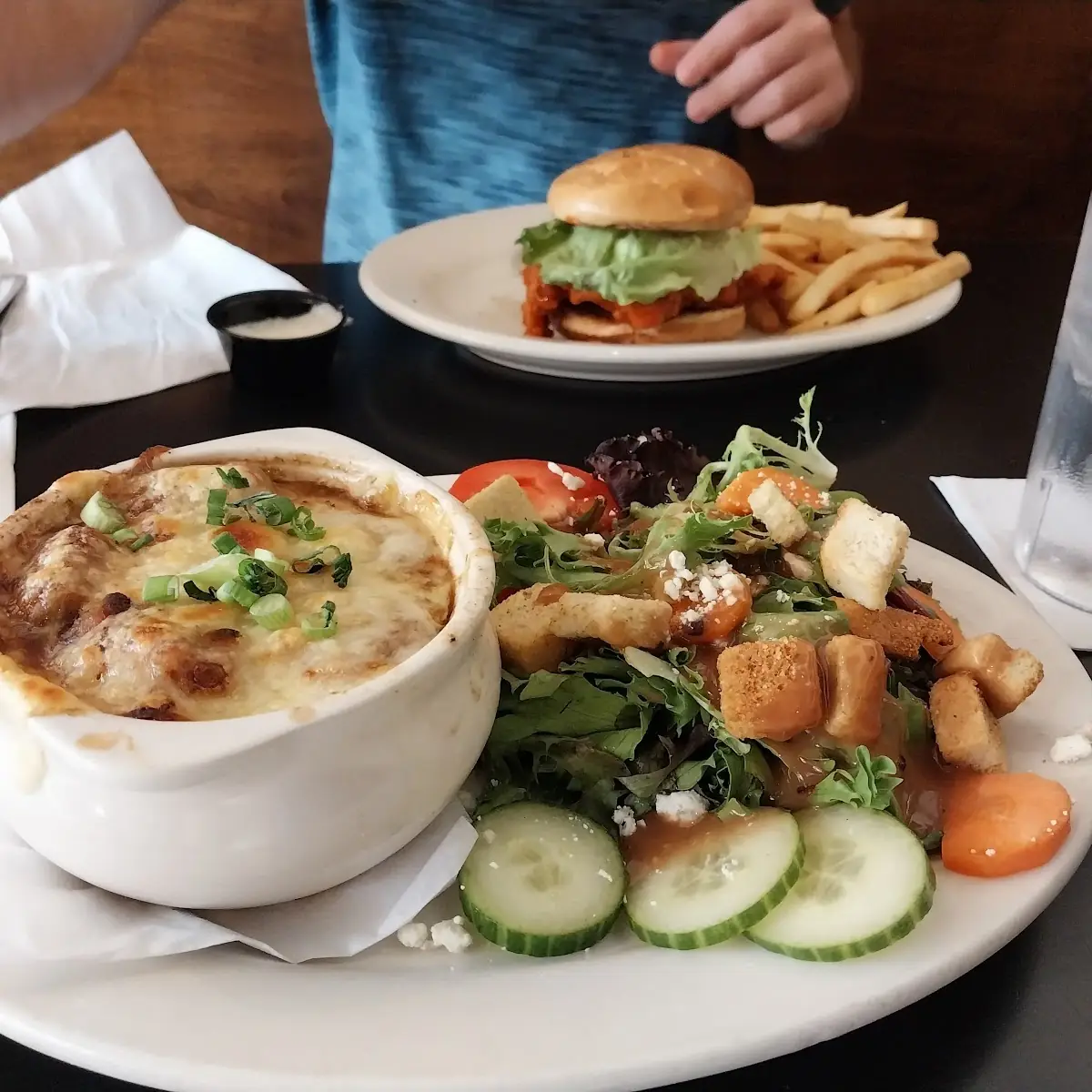 French Onion Soup and House Salad