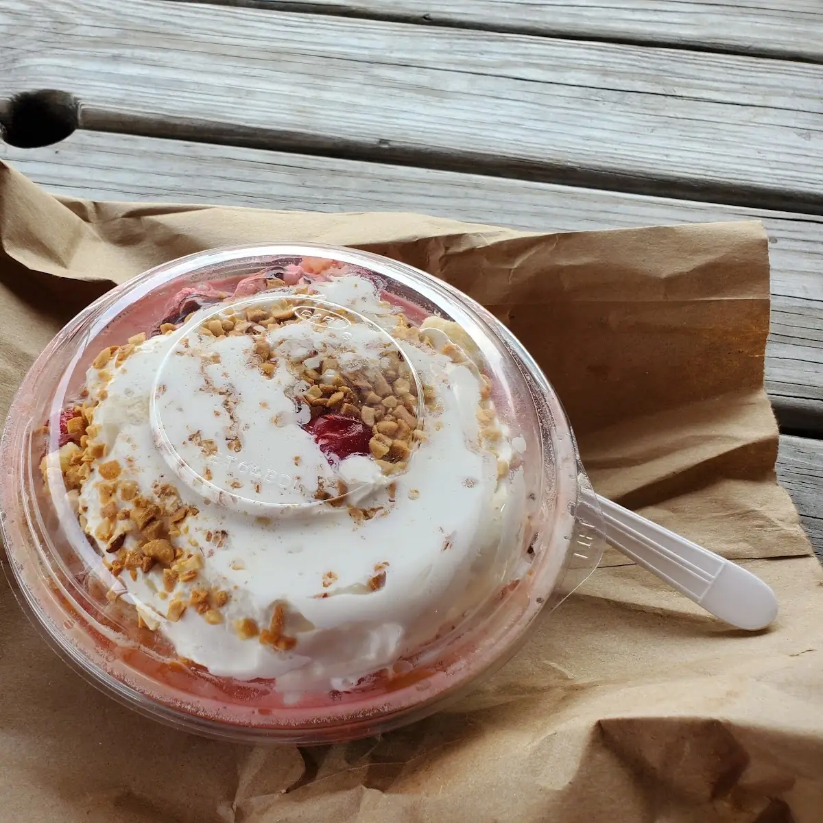 Banana Split with Nuts