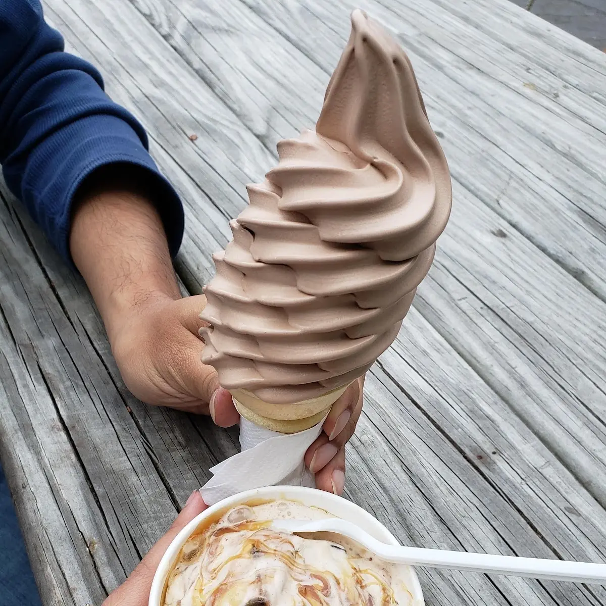 Soft Serve Chocolate Ice Cream