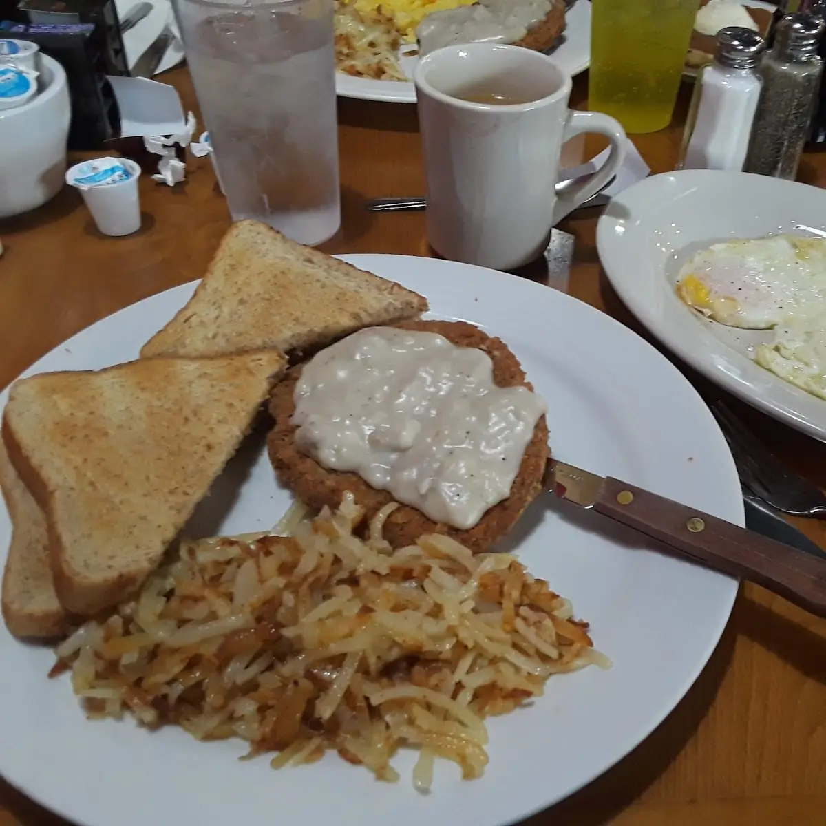 Country Fried Steak and Eggs
