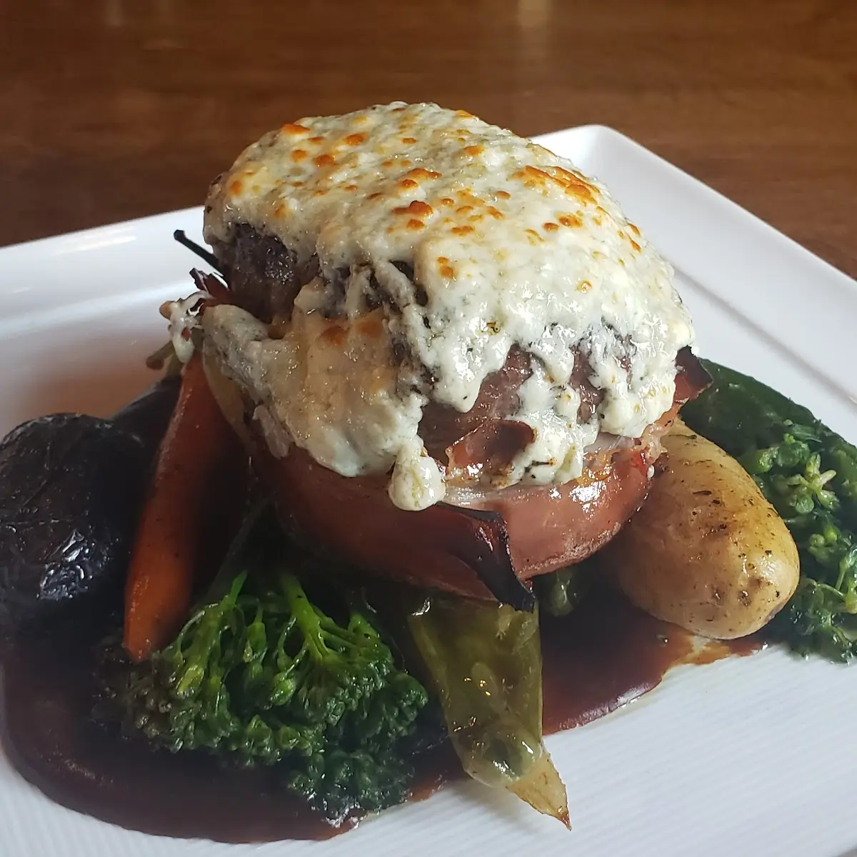Blue Cheese Crusted Filet Mignon
