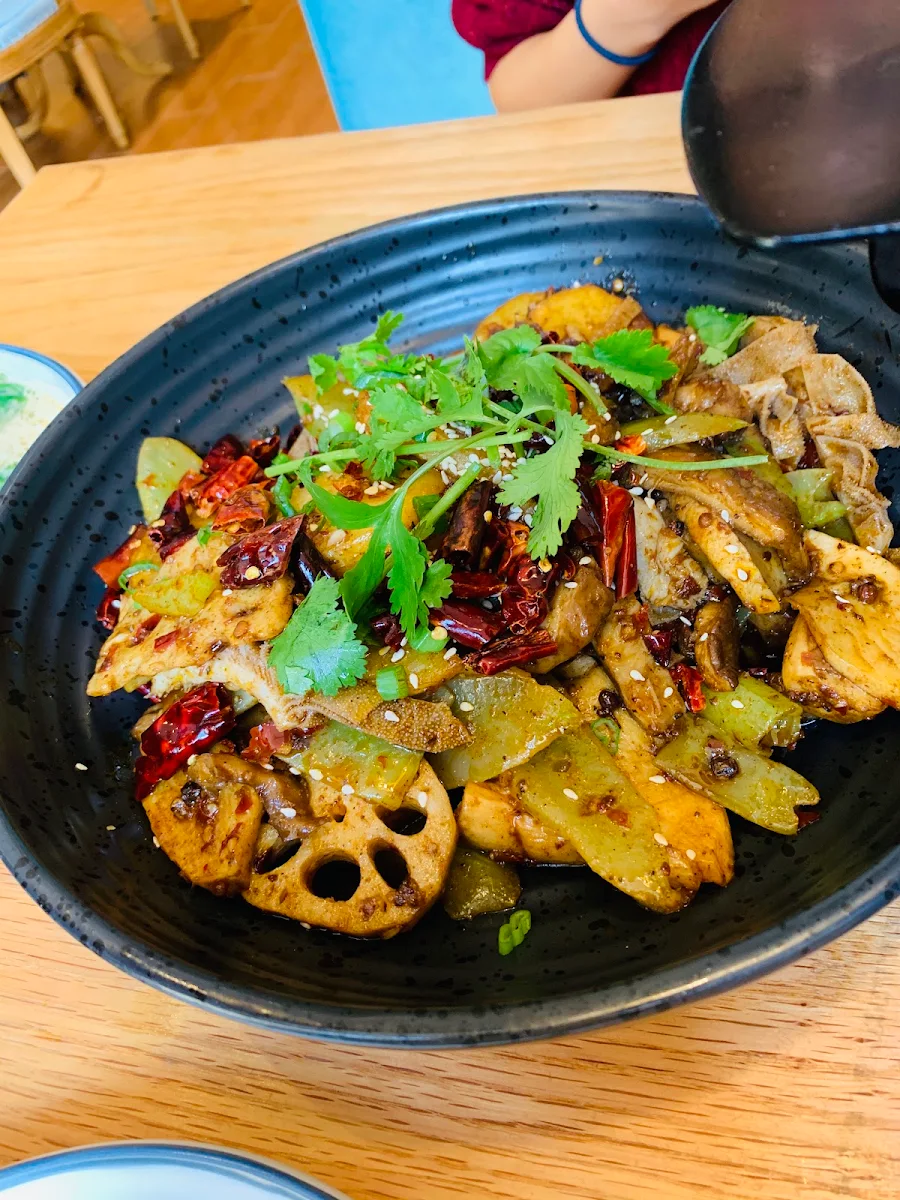 Spicy Chicken Mala Pot