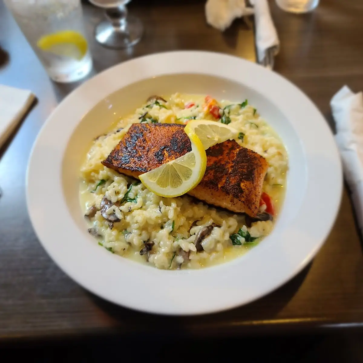 Grilled Salmon Dinner