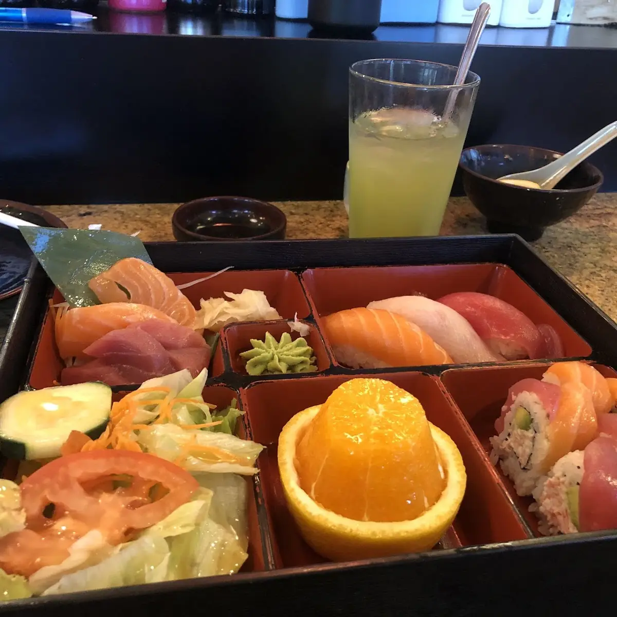 Bento Box Salmon Roll