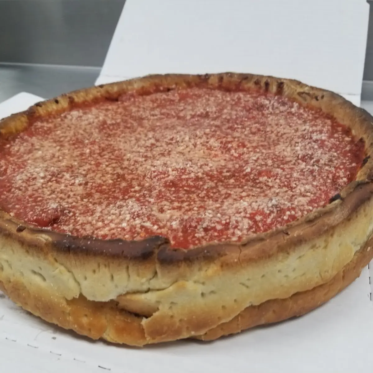 Deep Dish Crust Cheese Pizza