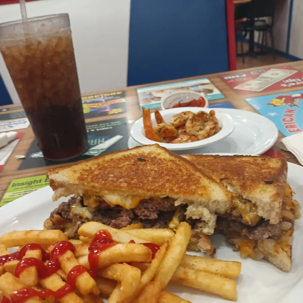 Dixie Melt & Grilled Shrimp