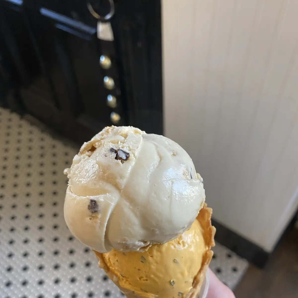 Ice Cream with Waffle Cone