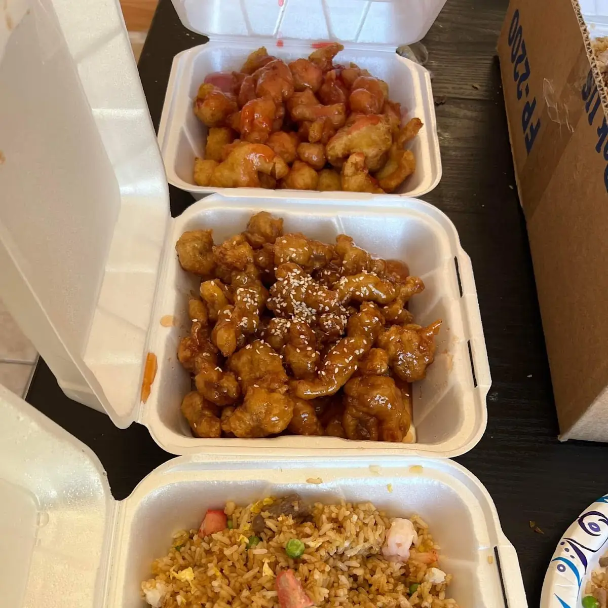 Combination Fried Rice Sesame Chicken