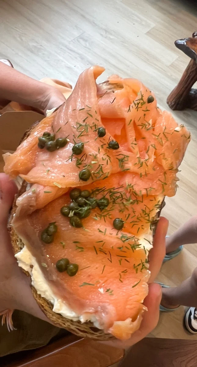 Lox Open Faced Sandwich