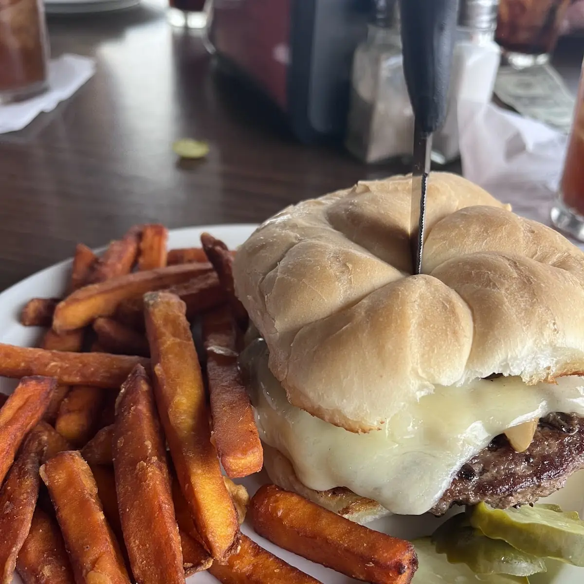 Mushroom Swiss Burger