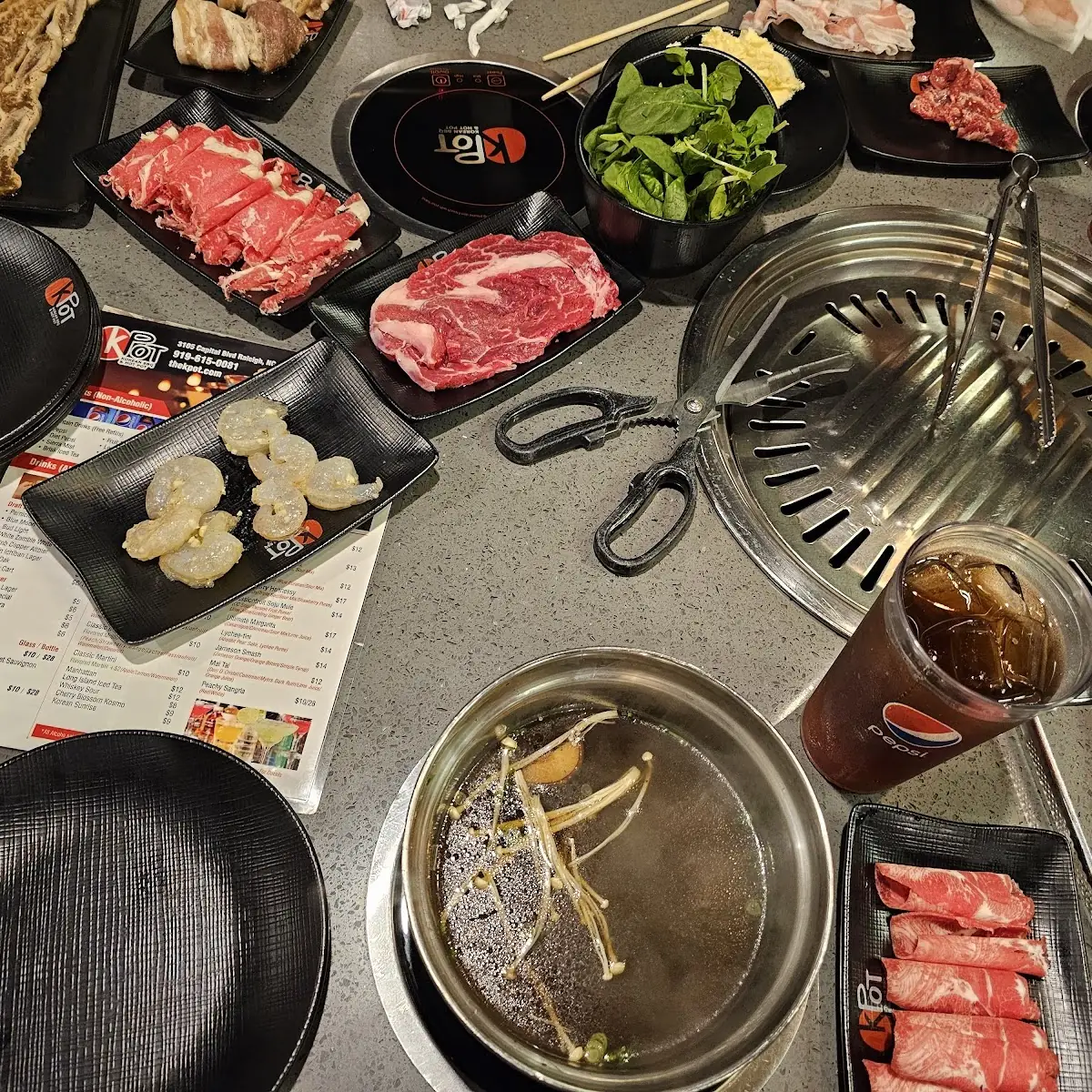 Korean Barbecue and Hot Pot
