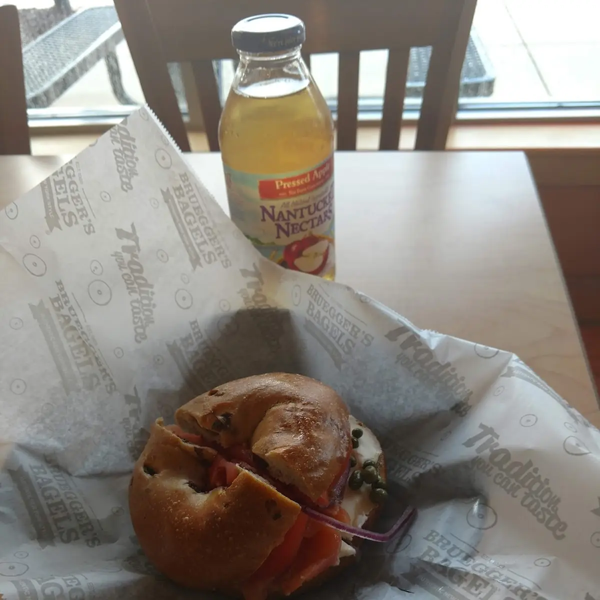 Salmon Raisin Bagel