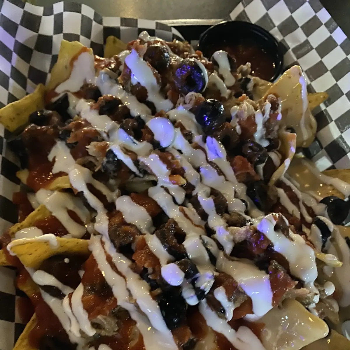 Nachos with Pork Chop