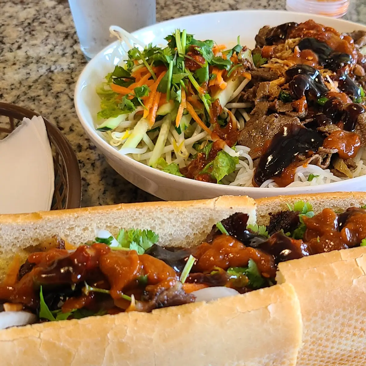 Beef Short Rib Banh MI and Beef Vermicelli
