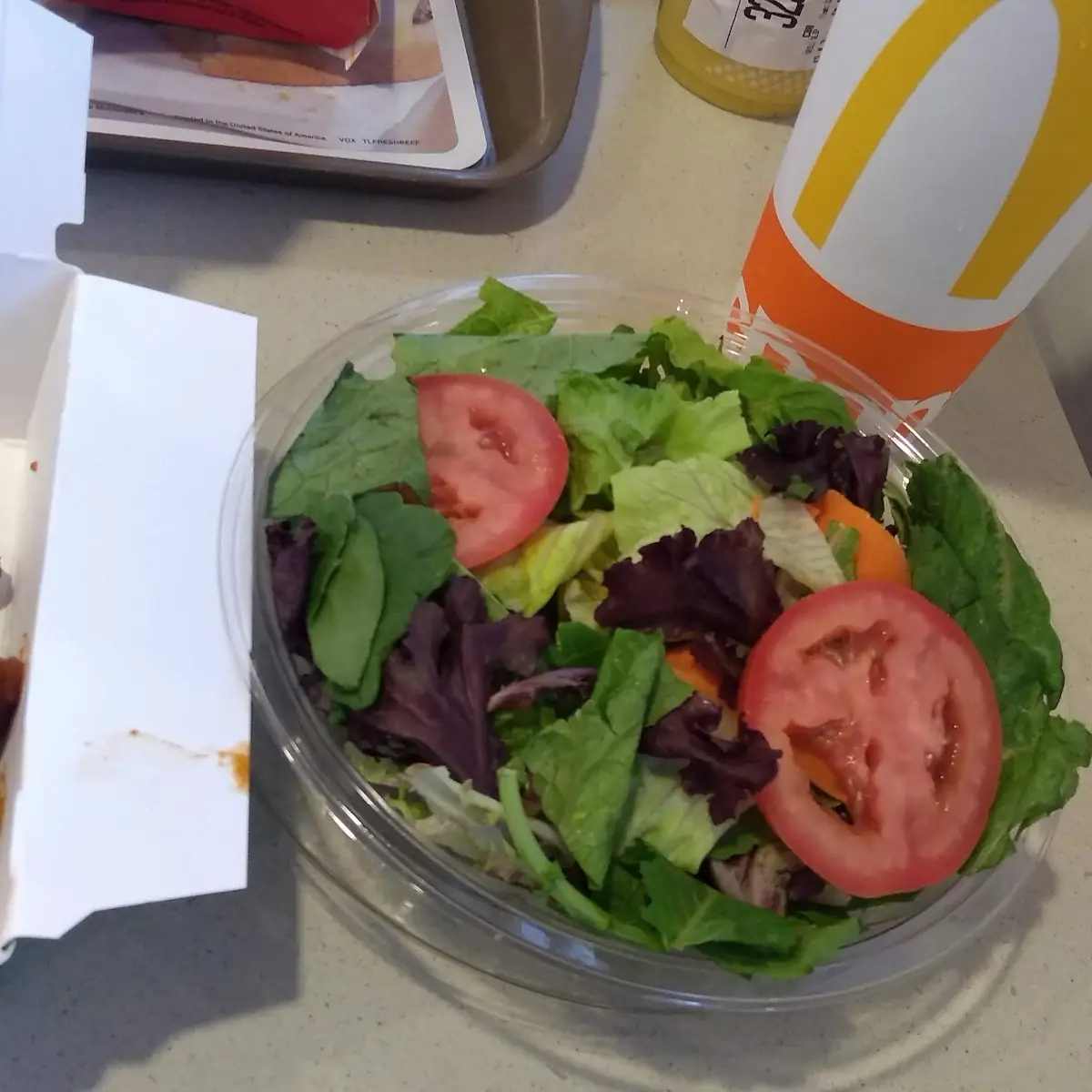 BBQ Chiken Tender & Salad