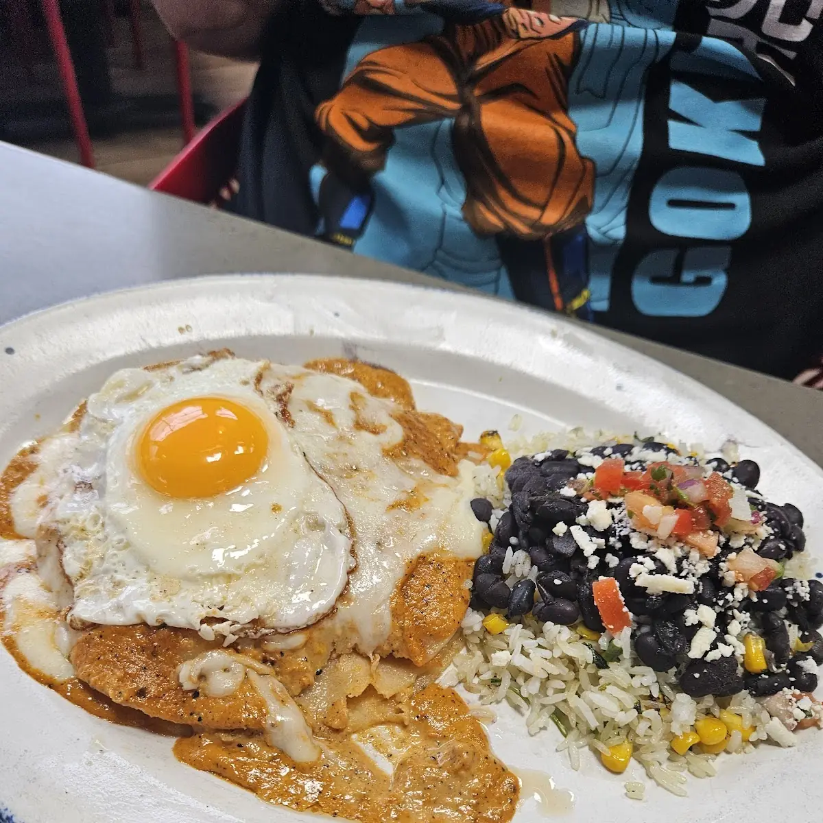 Tejana's Cast Iron Chicken Enchiladas