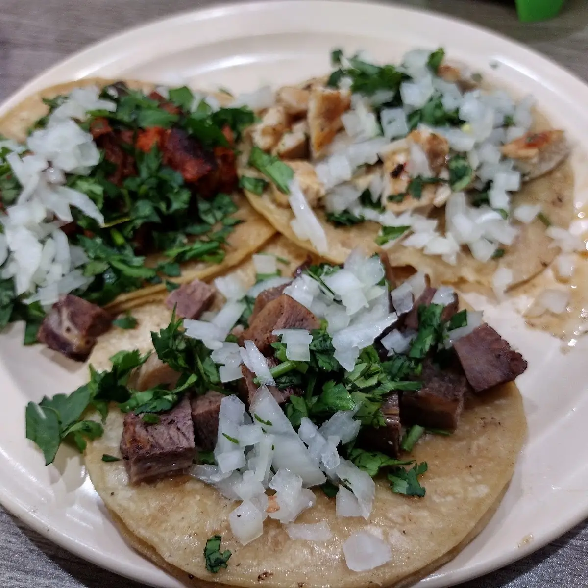 Chicken Pastor & Lengua Tacos Combo