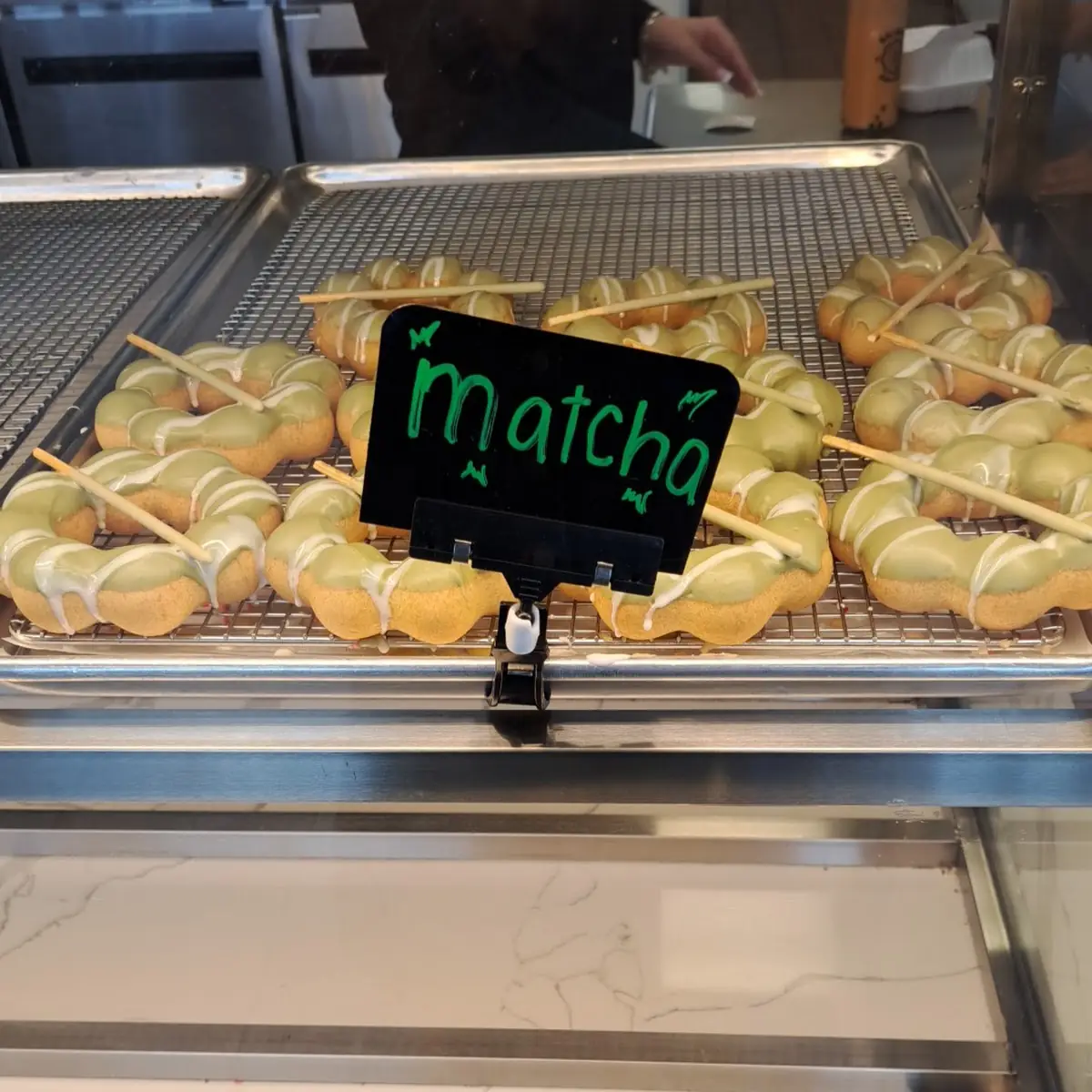 Matcha Mochi Donuts