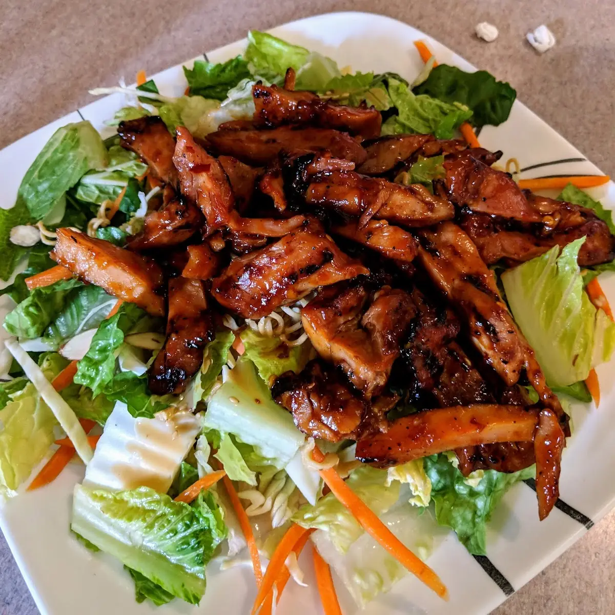 Salad with Spicy Chicken