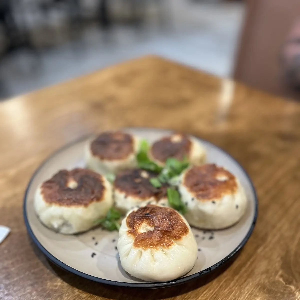 Pan-Fried Pork Buns with Pork