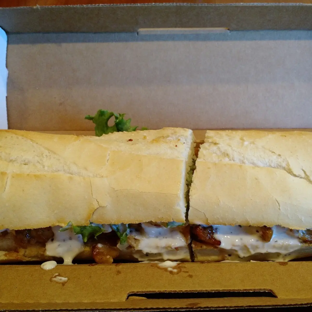 Bourbon Chicken Sandwich