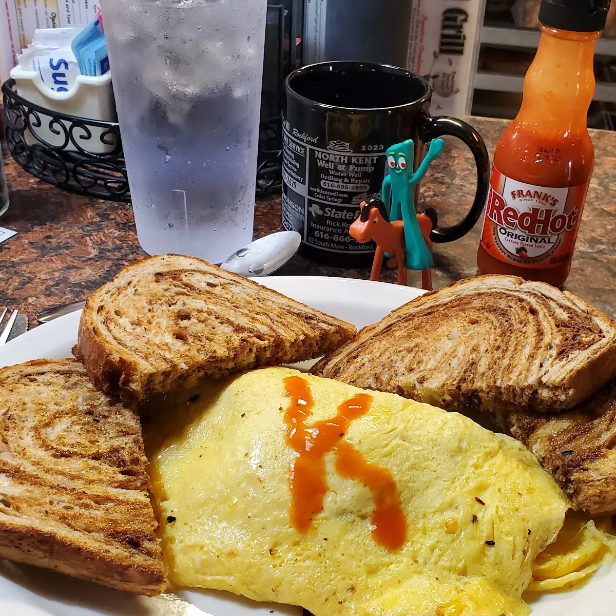 Sausage Cheese Omelette