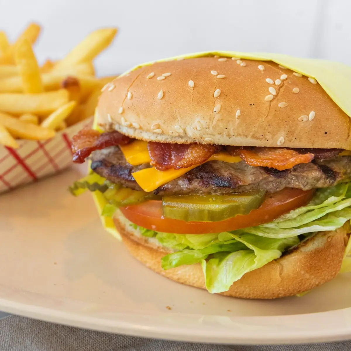Jr Hamburger with Fries & 12 Oz Drink