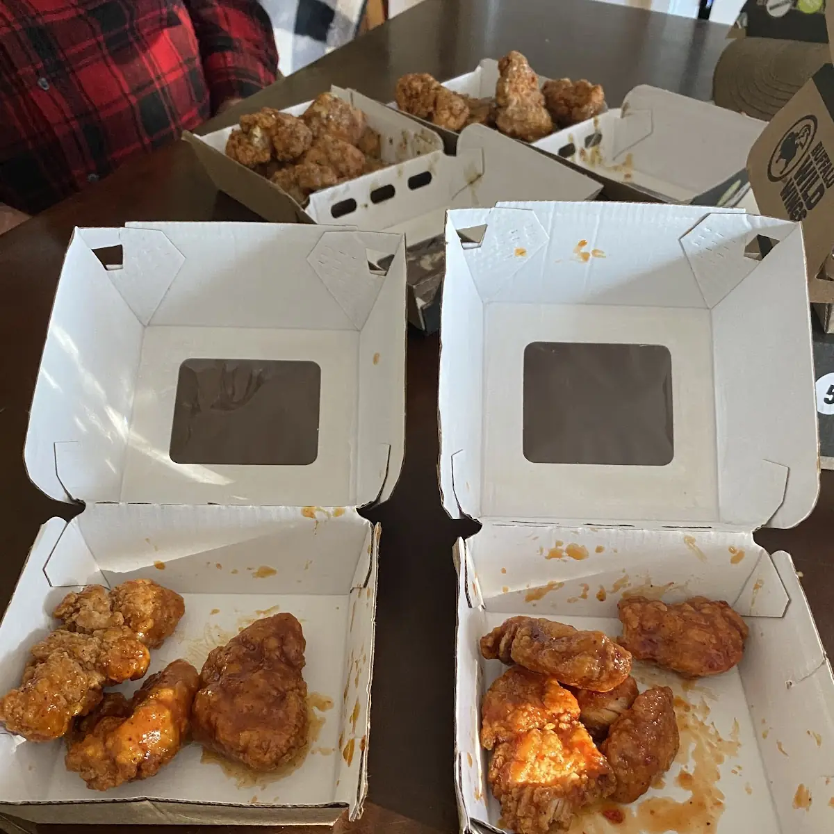 Boneless Breaded Chicken Wings with Sauce