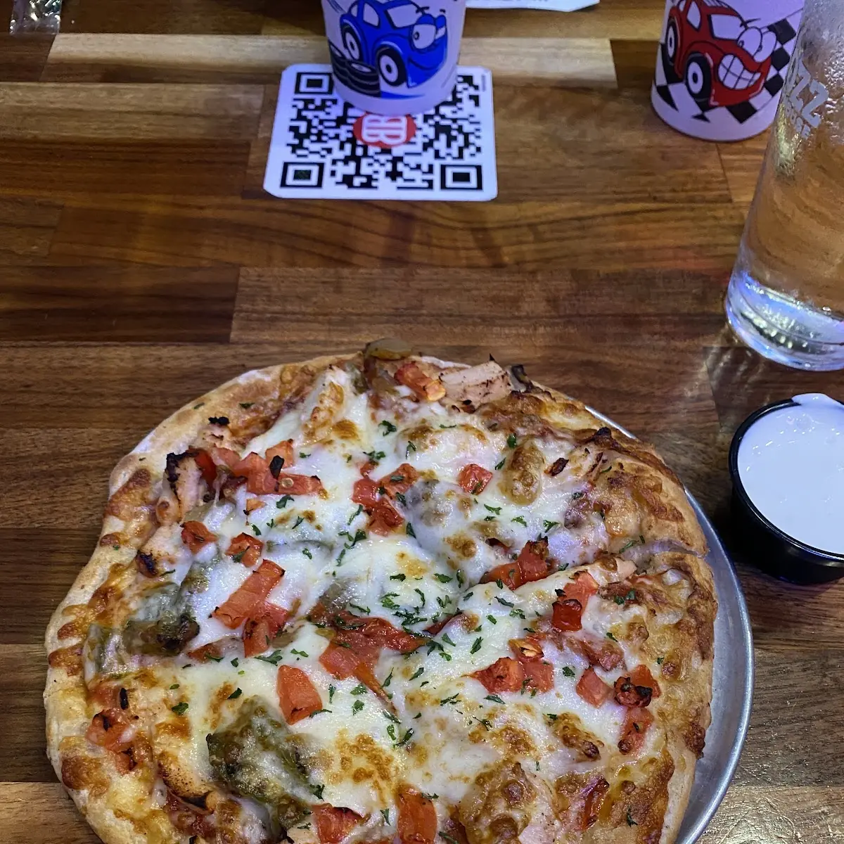 Fire Roasted Chicken Pizza