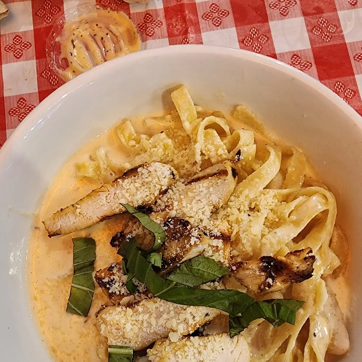 Grilled Chicken Alfredo