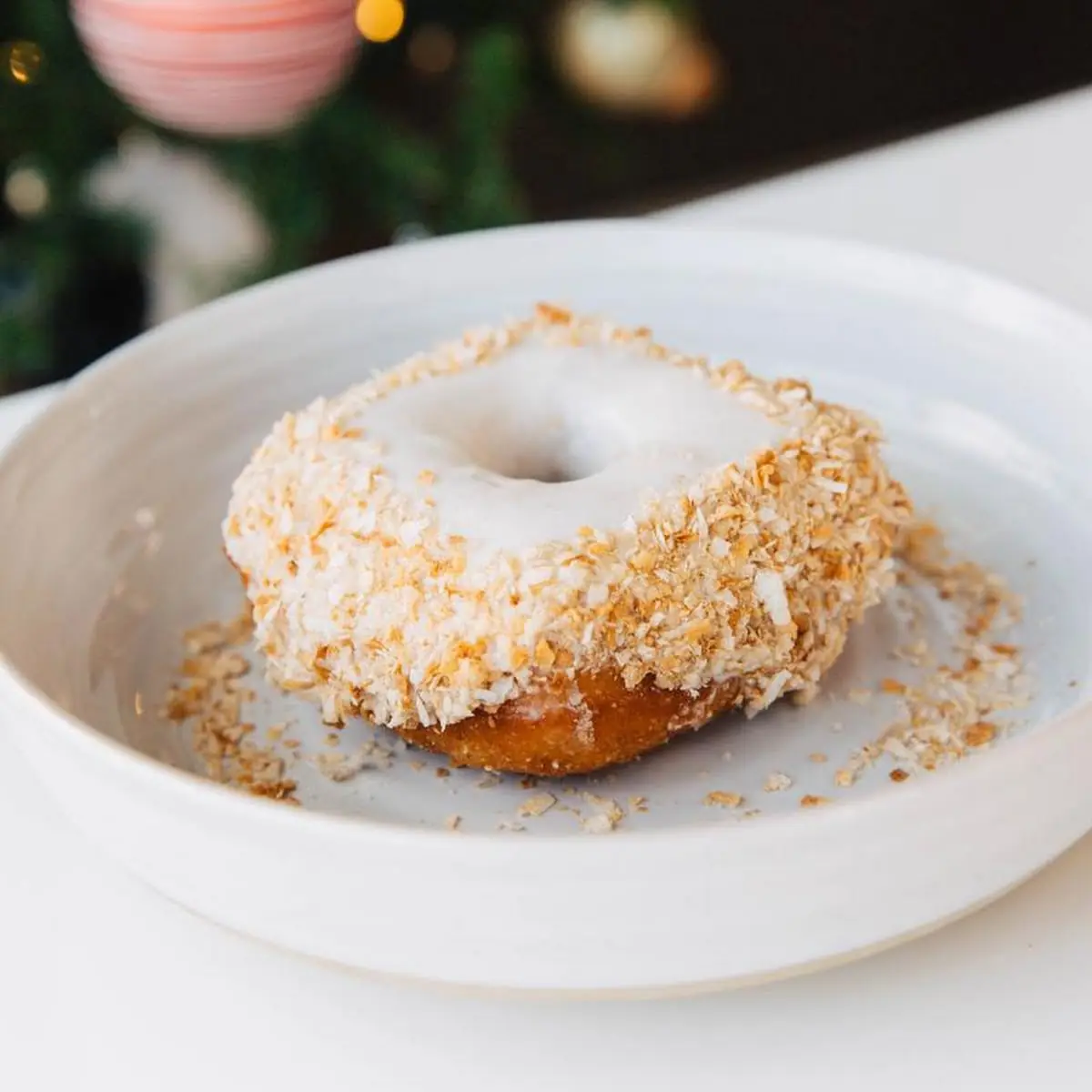 Coconut Cream Donut