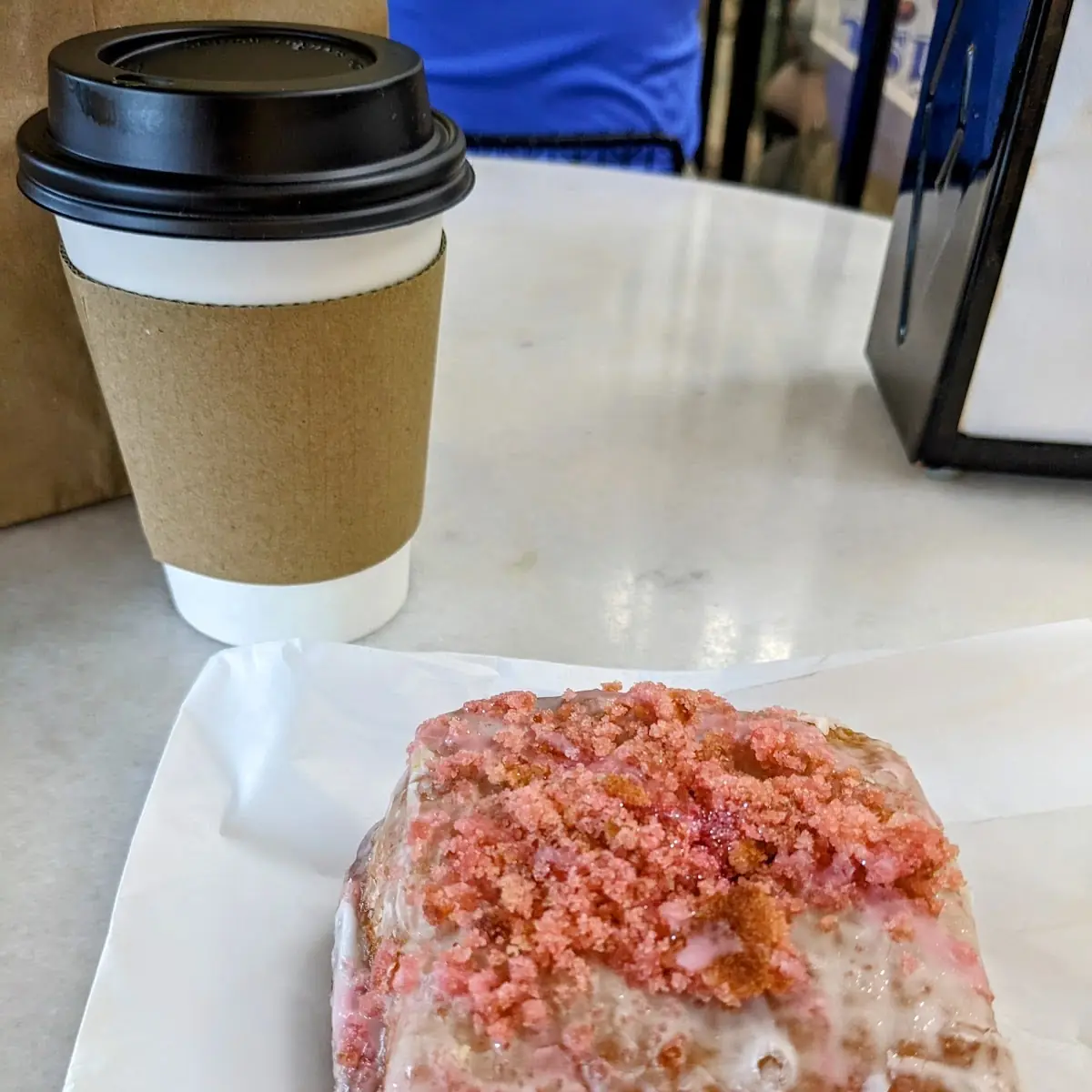 Strawberry Lemon Doughnut