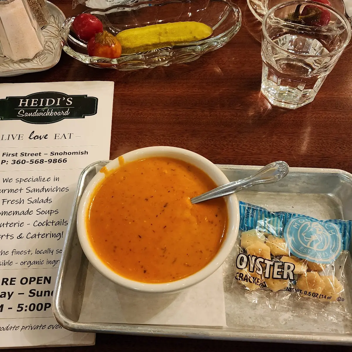 Tomato Pesto Soup