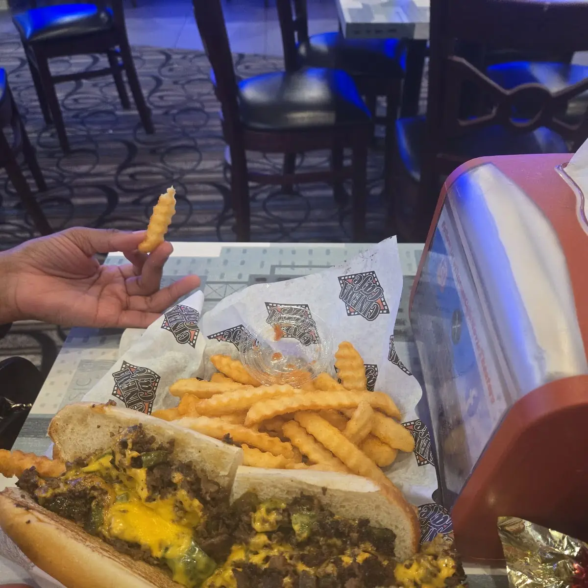 Philly Cheese with Fries