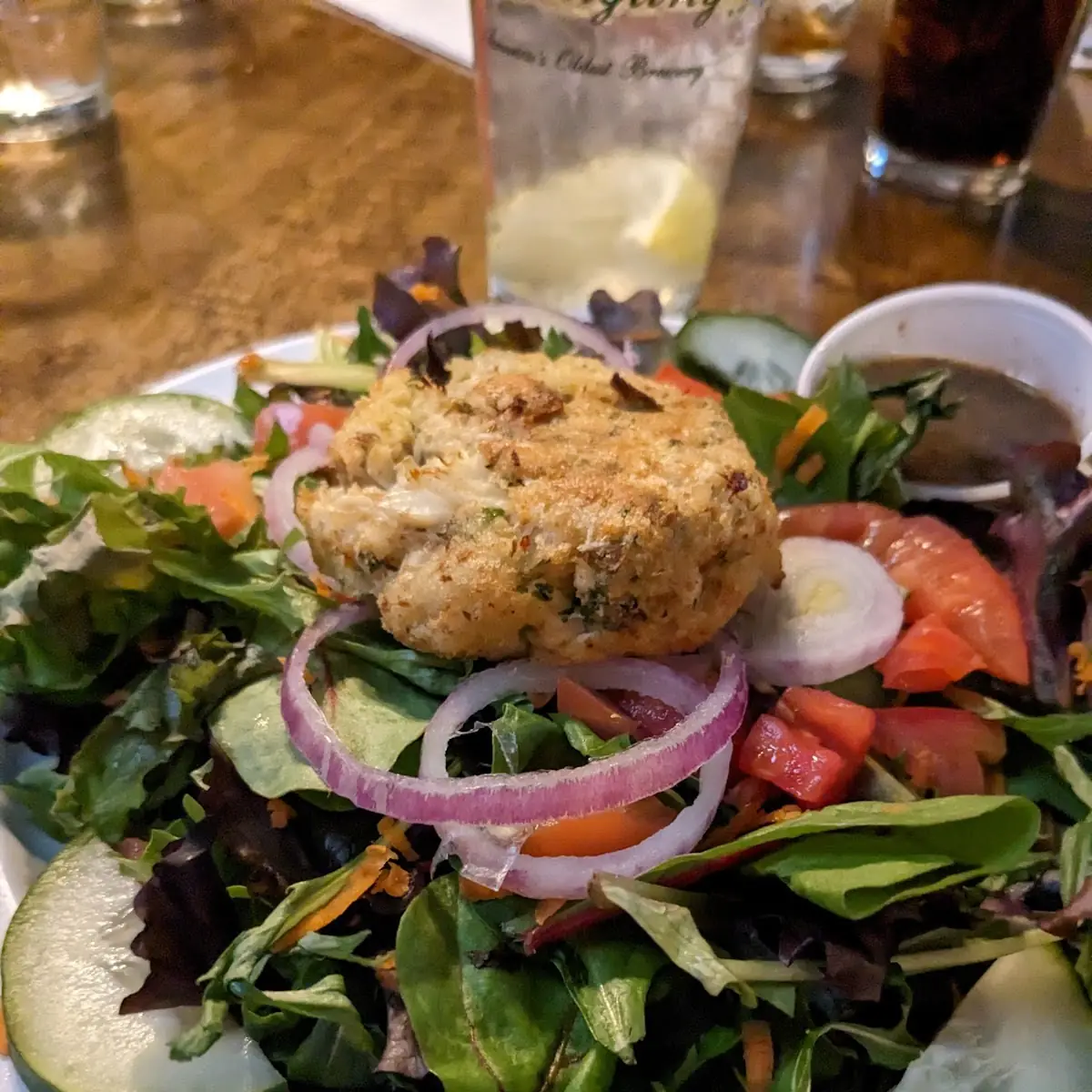 Crabcake & House Salad