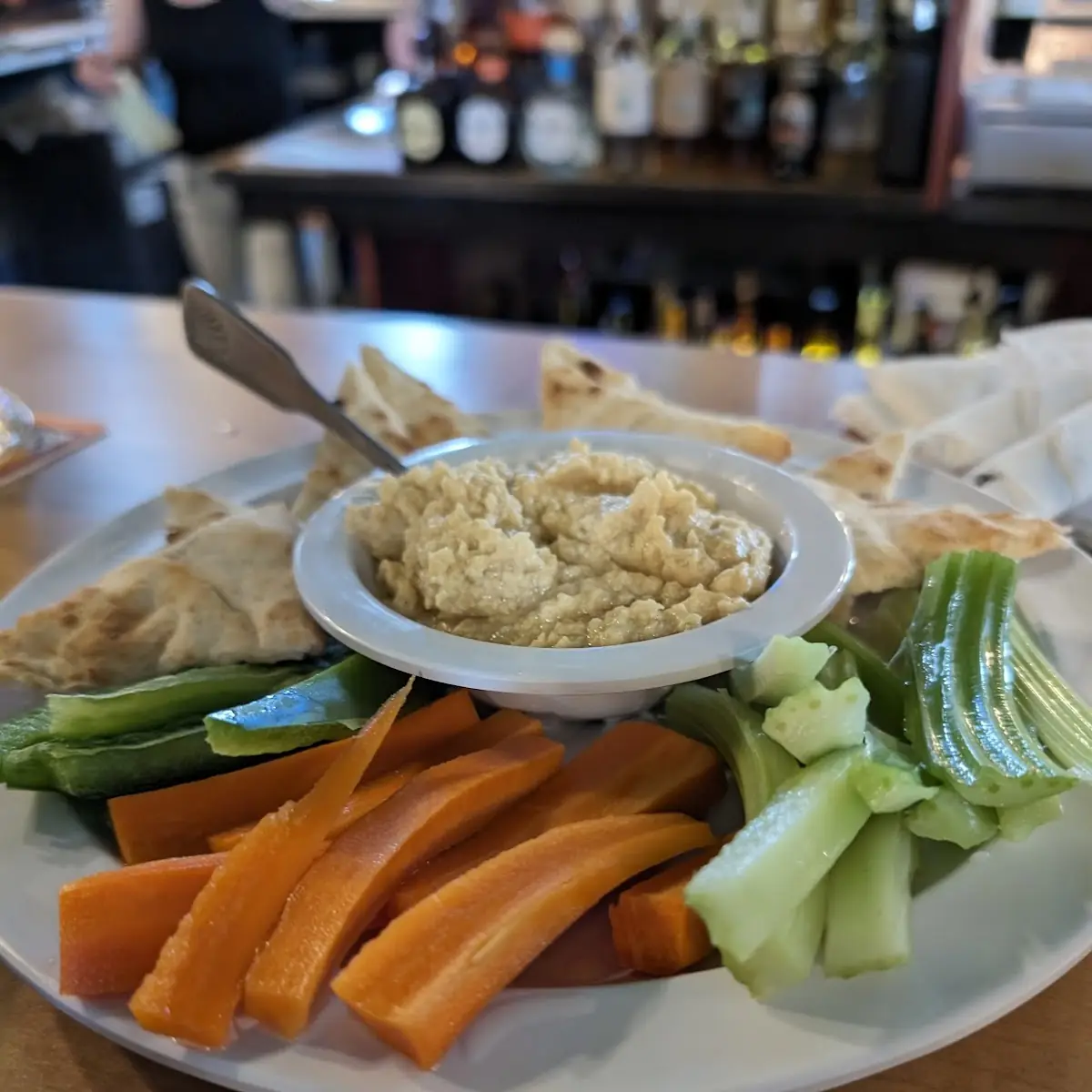 Hummus and Veggie Plates