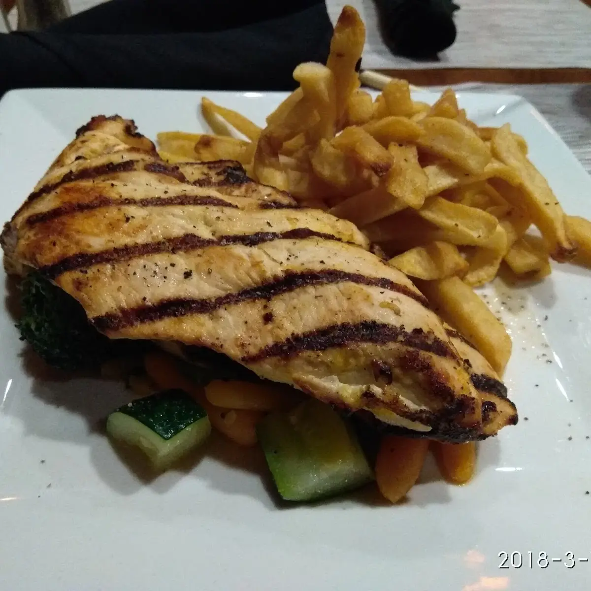 Grilled Fish and Chips