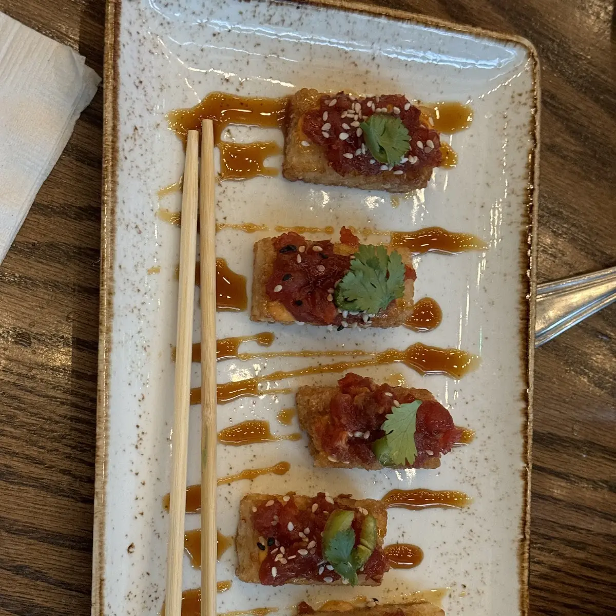 Spicy Tuna on Crispy Rice