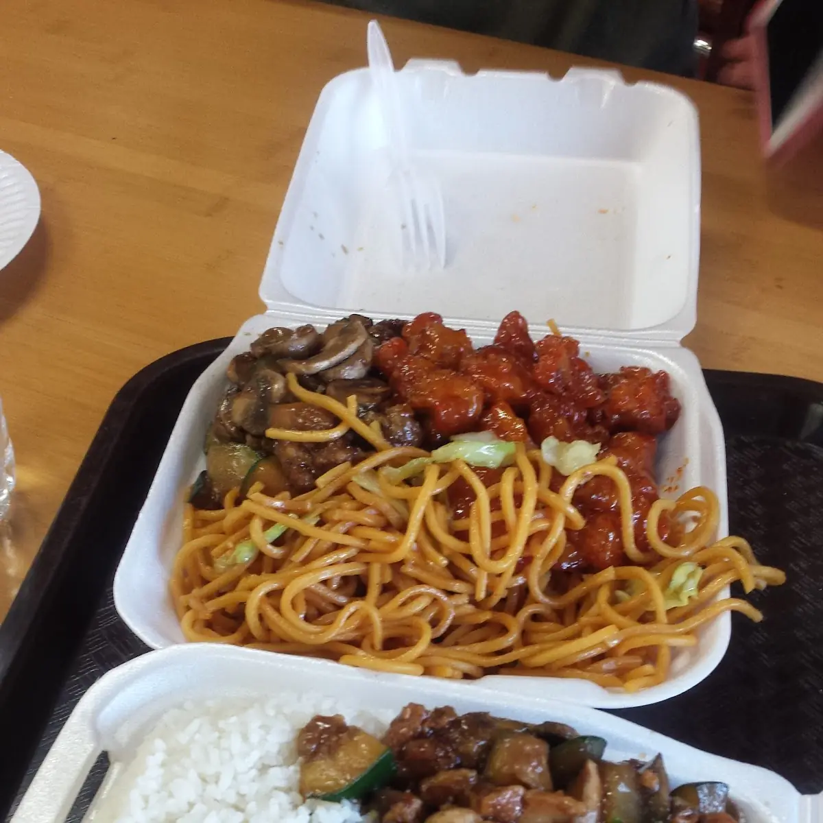 Mushroom Chicken & Orange Chicken
