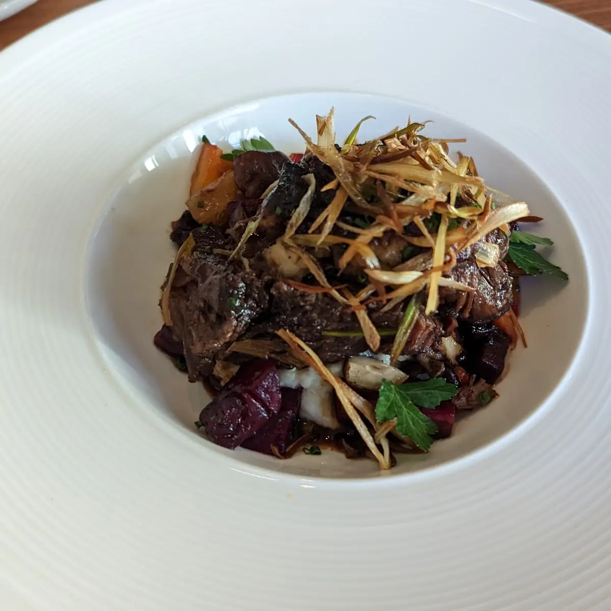 Slow Braised Marin Sun Farm Short Rib
